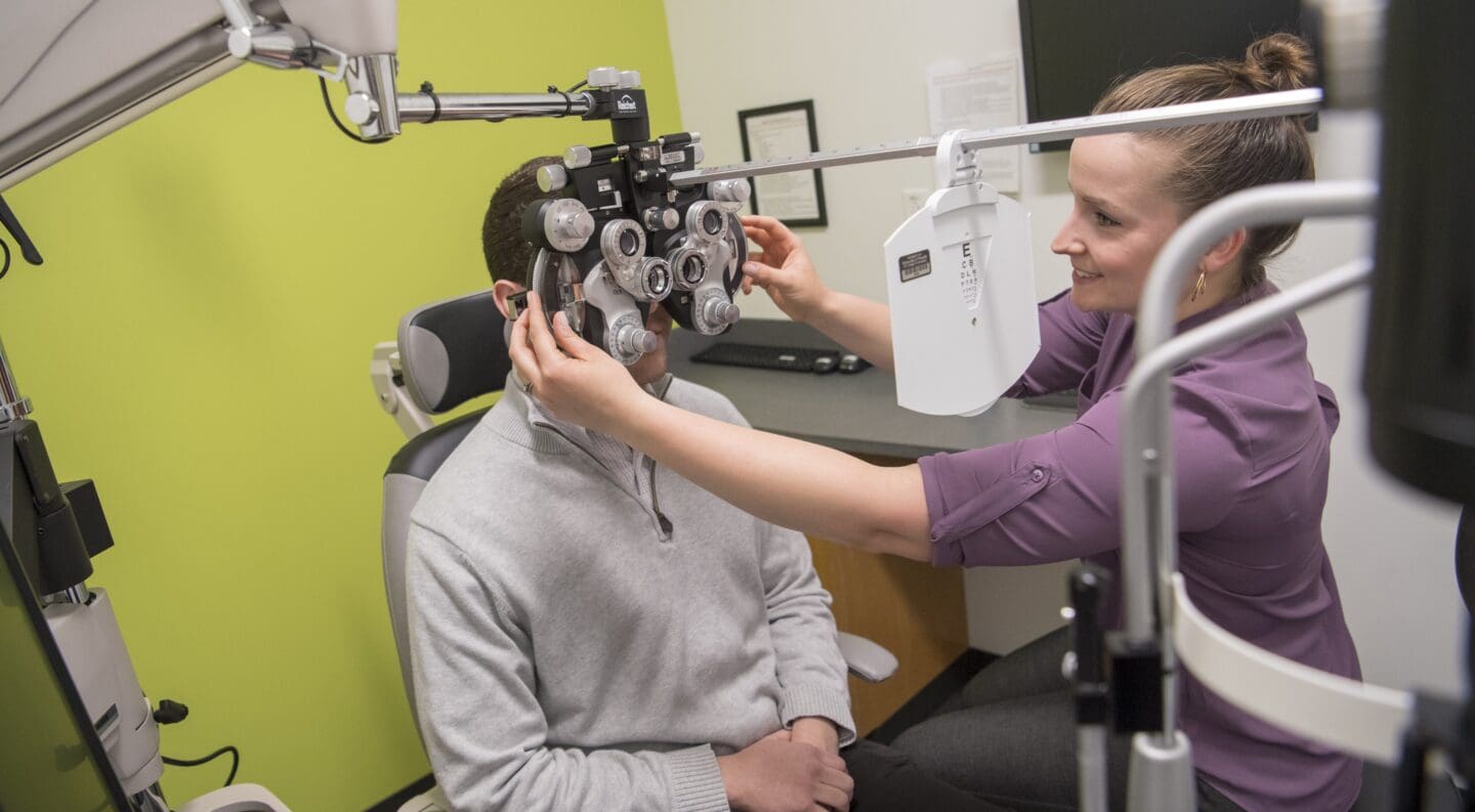 Photo of UPIKE's Kentucky College of Optometry equipment
