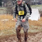 UPIKE Army ROTC student Daniel Dockery participating in army training.
