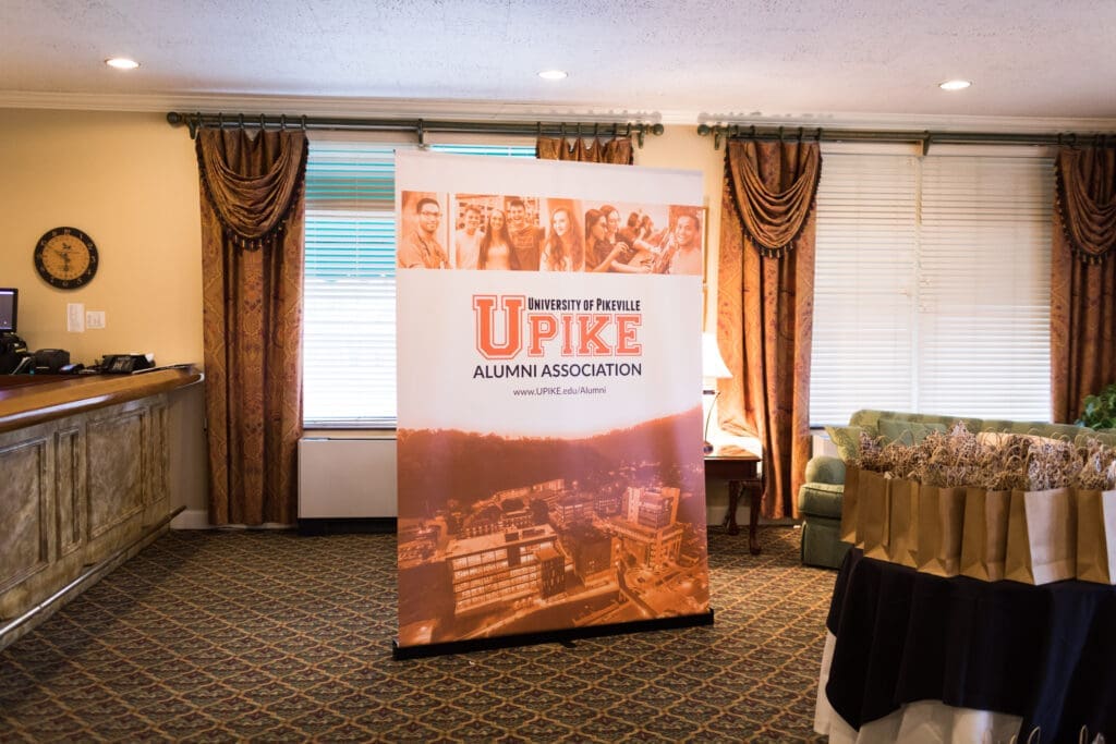 UPIKE event sign