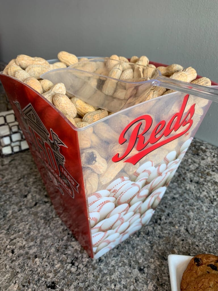 Bucket of Reds peanuts