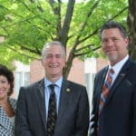 UPIKE President and Provost pose with Ferrum College President and Provost