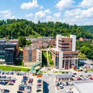 Aerial view of UPIKE's campus