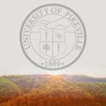 UPIKE seal and mountain scape