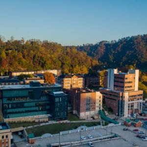 Drone photo of UPIKE's campus