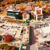 Arial view of UPIKE Campus