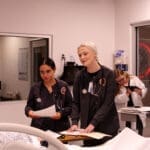 UPIKE nursing students involved in patient simulation