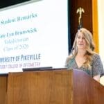 KYCO student speaking at award luncheon